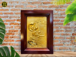 tranh chu cha me bang dong 28 38 ma vang 24k 2